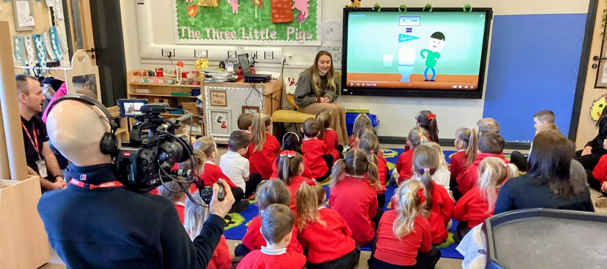 Image of children sitting in a classroom