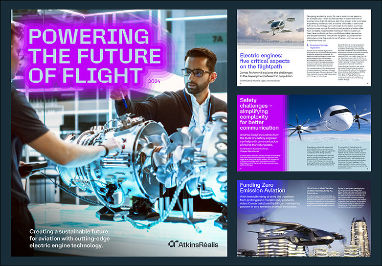 Powering the future of flight magazine cover
