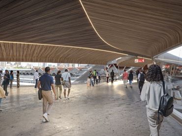Bridge walkway at Nairobi Station
